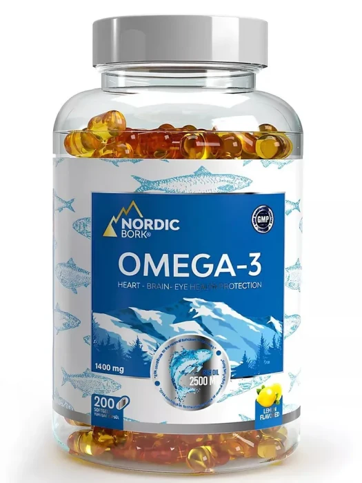Nordic Bork Omega-3 200 мягких капсул