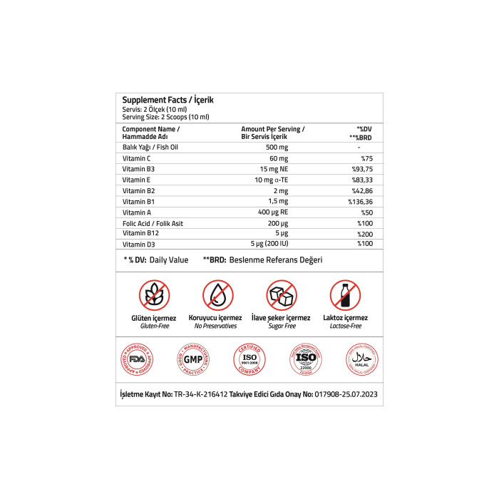 Validus Kids Fish Oil + Multivitamin