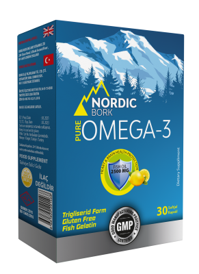 Nordic Bork Pure Omega-3 30 Мягких Капсул