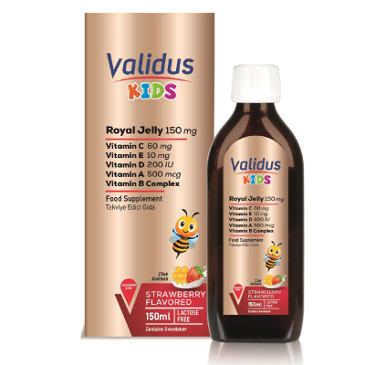 Validus Royal Jelly Vitamin B12 + Vitamin B3 + Vitamin D3 + Vitamin C + Folic Acid