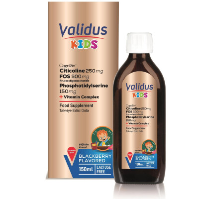 Validus Kids Citicoline 250 mg + FOS 500 mg + Phosphotidylserine 150 mg + Vitamin Complex
