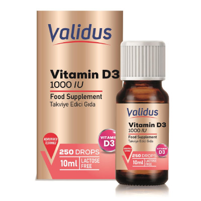 Validus Vitamin D3 Drops 