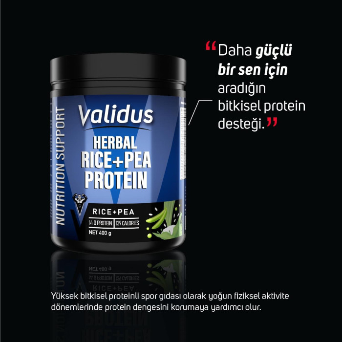 Validus Vegan Rice + Pea Protein 