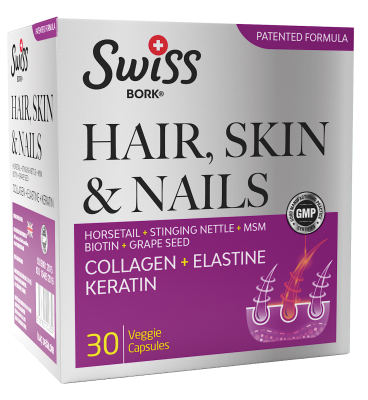 Swiss Bork Hair, Nails &amp; Skin (Волосы Кожа Ногти) 30 капсул