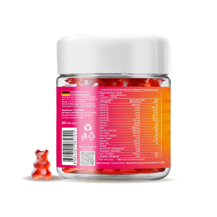 Validus Adults Multivitamin Gummy