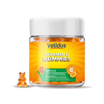 Validus Vitamin C+Citrus+Astaxantin 60 Gummy (Pectin)