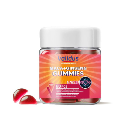 Validus Performance Maca + Ginseng (60 жевательных мармеладок, пектин)