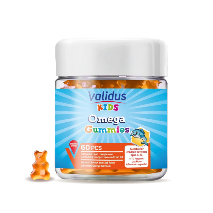 Validus Kids Omega-3 мармеладки, 60 шт