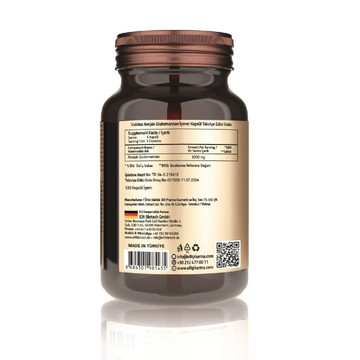 Validus Konjak Glukomannan