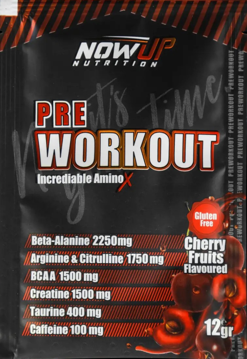 NOWUP NUTRITION Pre-Workout вишня, 360 г
