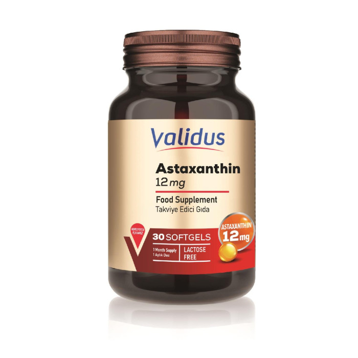 Validus Astaxanthin 12 mg (30 мягких капсул)