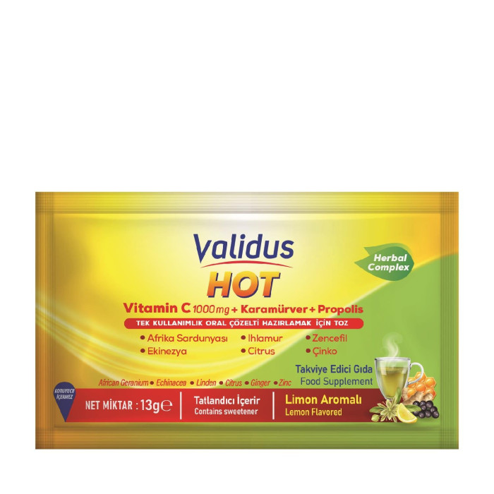 Validus C Hot 13gr x 12 Sachet (Herbal) 