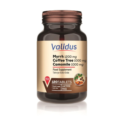 Validus Myrrha 1200 mg + Coffee Tree 1000 mg 120 Tablets