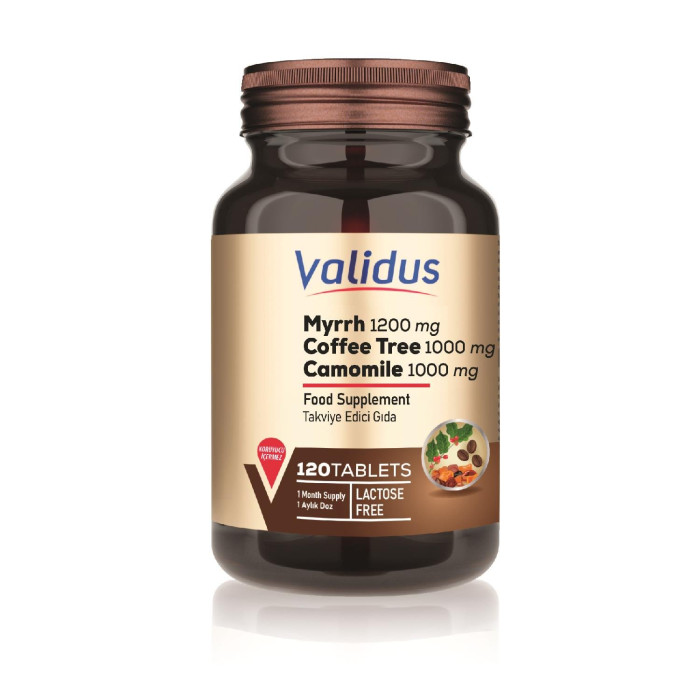 Validus Myrrha 1200 mg + Coffee Tree 1000 mg 120 Tablets