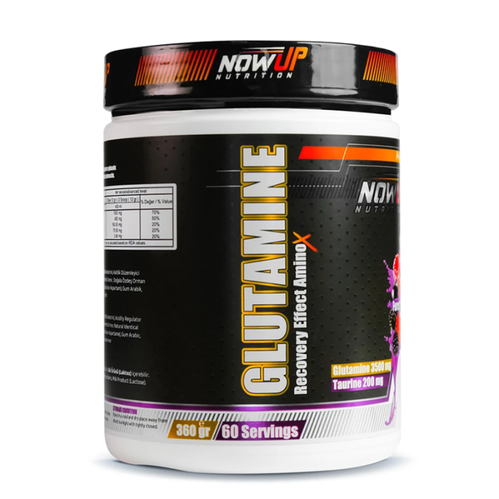 NOWUP NUTRITION Glutamine лесные ягоды, 360 г