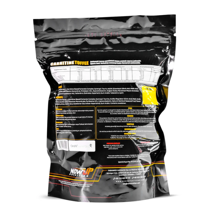 Extreme Synergy Carnitine Toffee со вкусом сезонных фруктов - 60 шт.